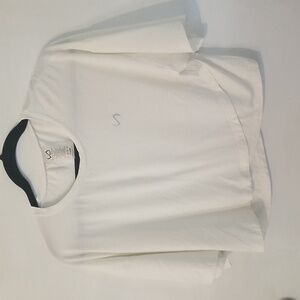 TLF White Crop T Shirt